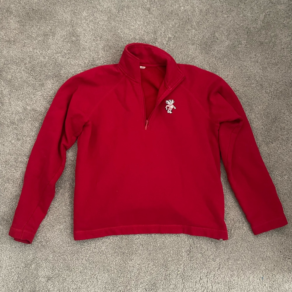 university of wisconsin half zip